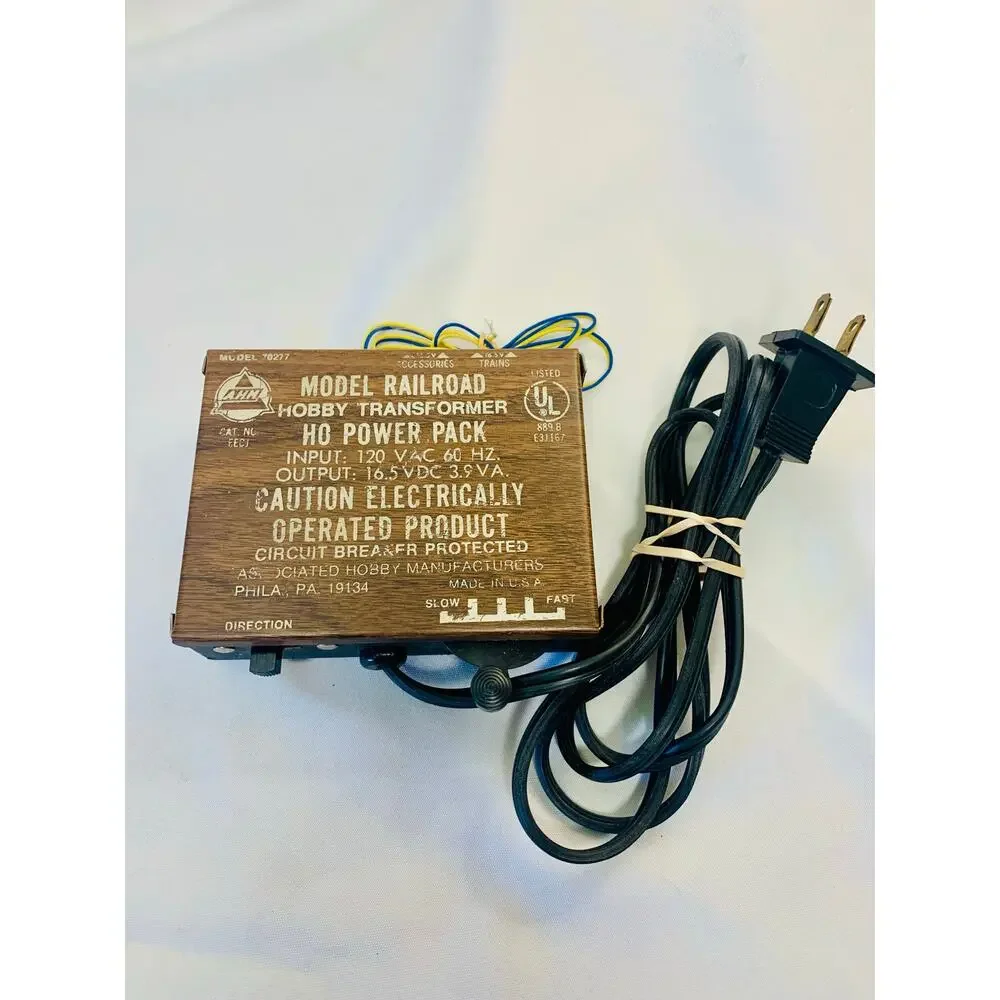 Model Railroad Power Pack and Switch Set